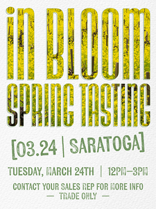 Skurnik in bloom spring tasting 2026 saratoga web