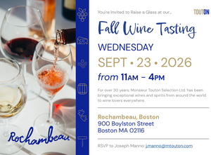 Digital boston ma wine tasting event invite 09 23 2026