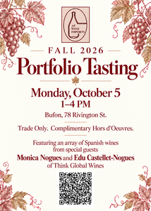 Ap wine fall 2026 portfolio tasting invitation