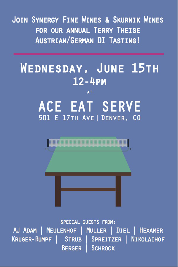 Synergy Fine Wines Annual Terry Theise Austrian/German DI Tasting