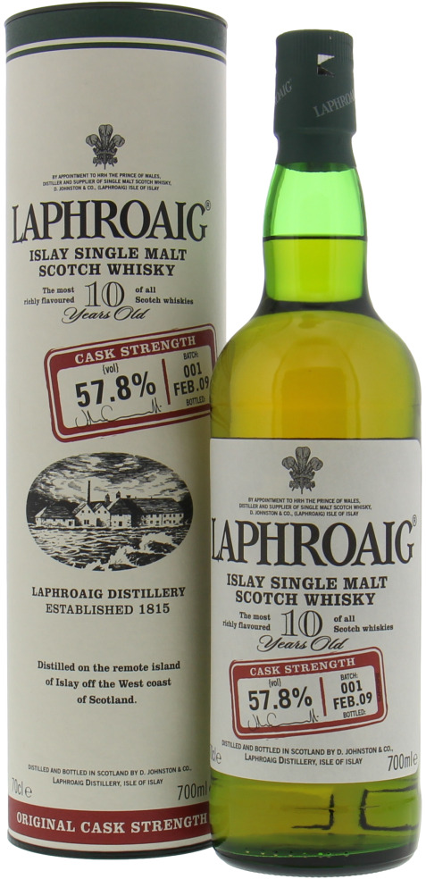 Product Detail | Laphroaig Cask Strength 10 Yr Old