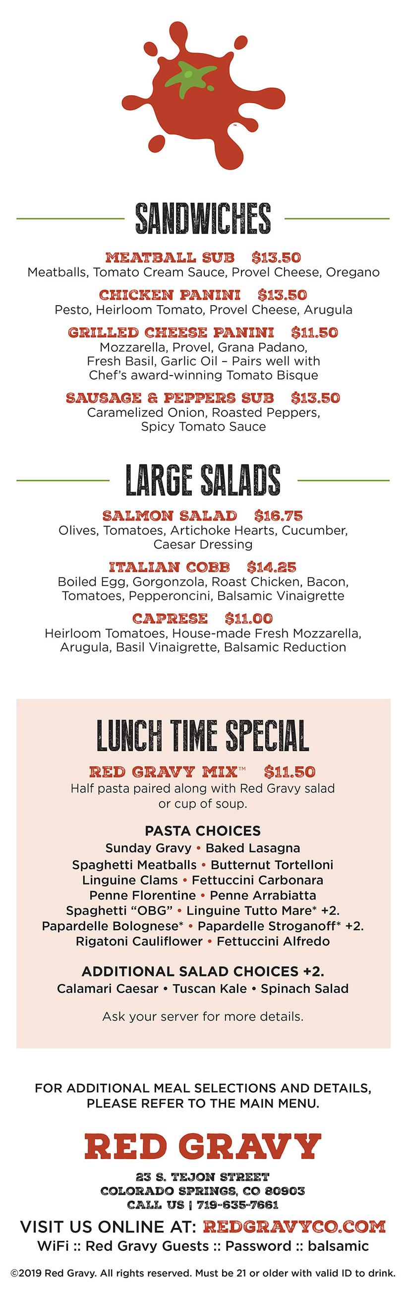 Red Gravy Fresh Italian Kitchen