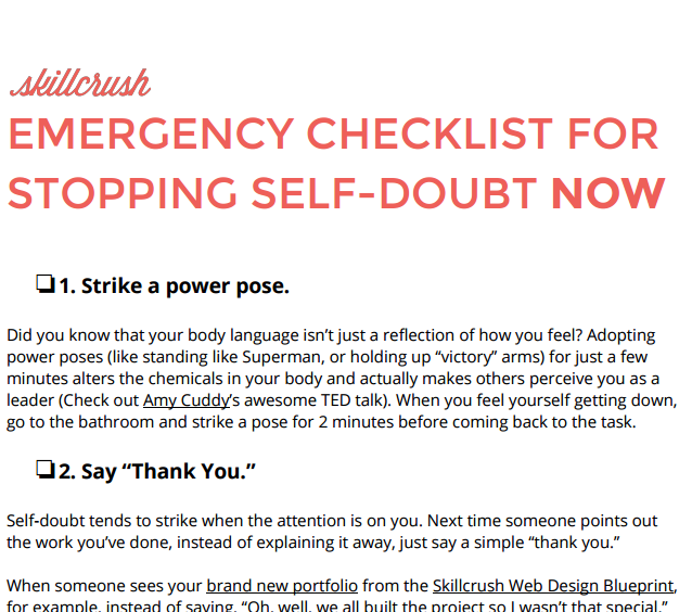 /Users/brianswanick/Desktop/emergency checklist stop self doubt