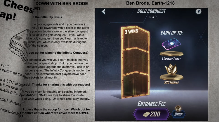 Spiderversus Conquest Mode Gold Track