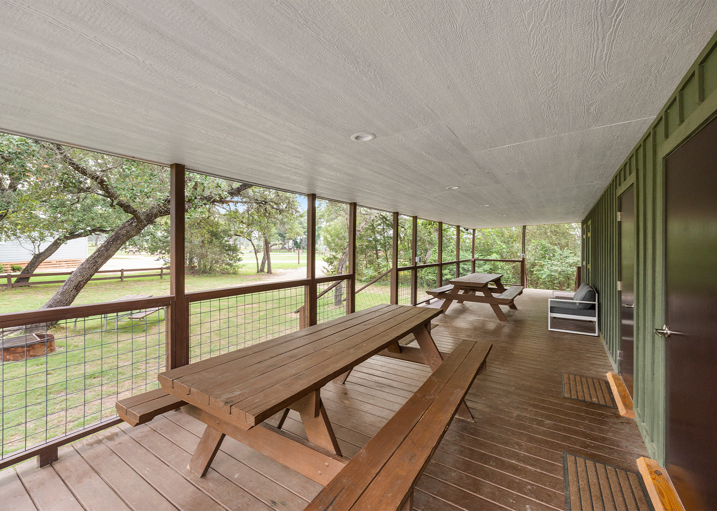 Bunkhouse Large Group Camping in Texas Splashway Campground