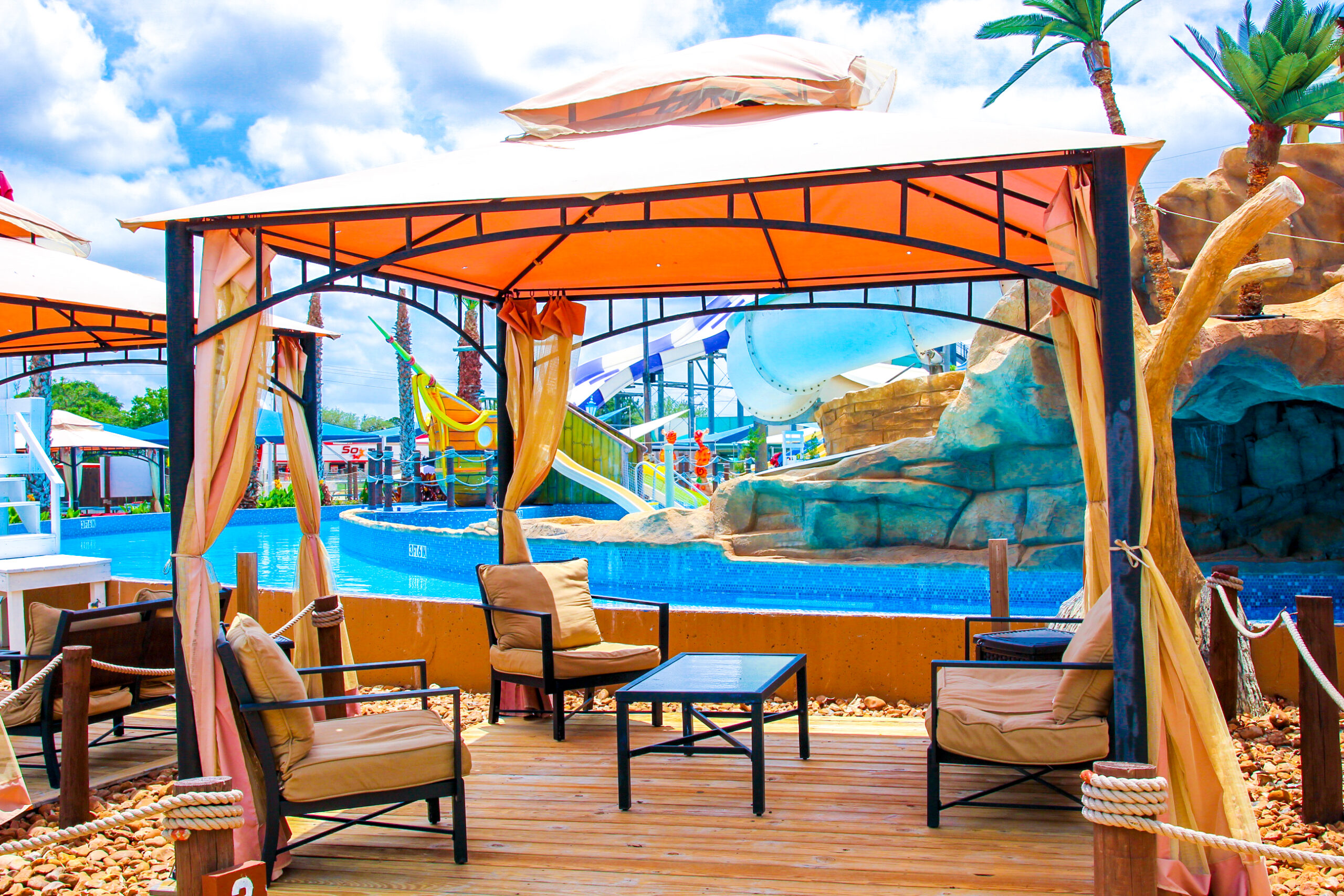 Reserve Private Waterpark Cabana Splashway Waterpark