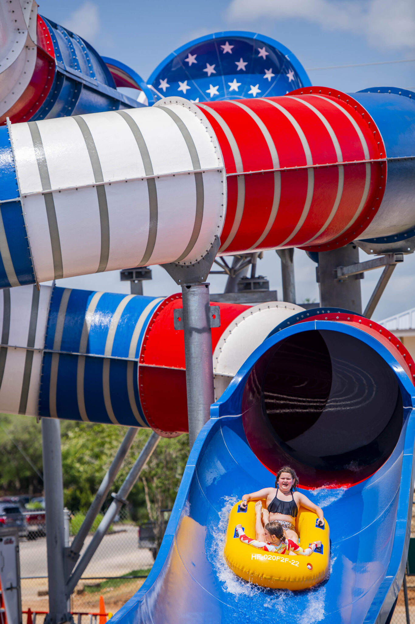 Waterslides in Texas Splashway Waterpark