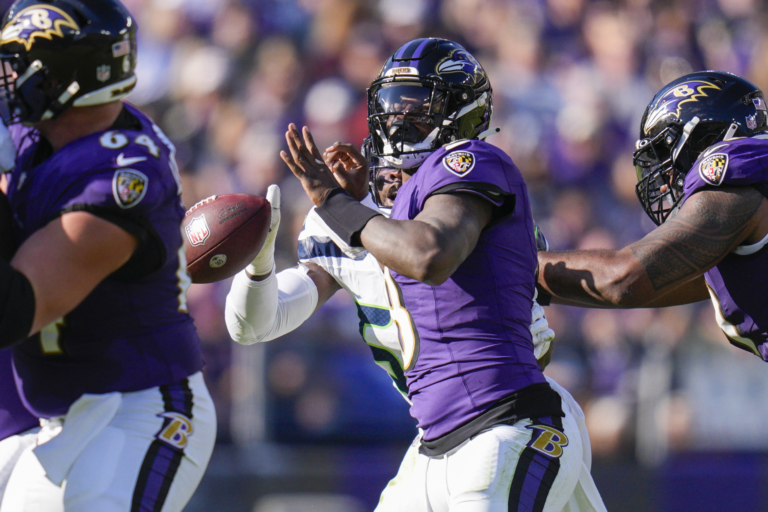 NFL: Seattle Seahawks at Baltimore Ravens