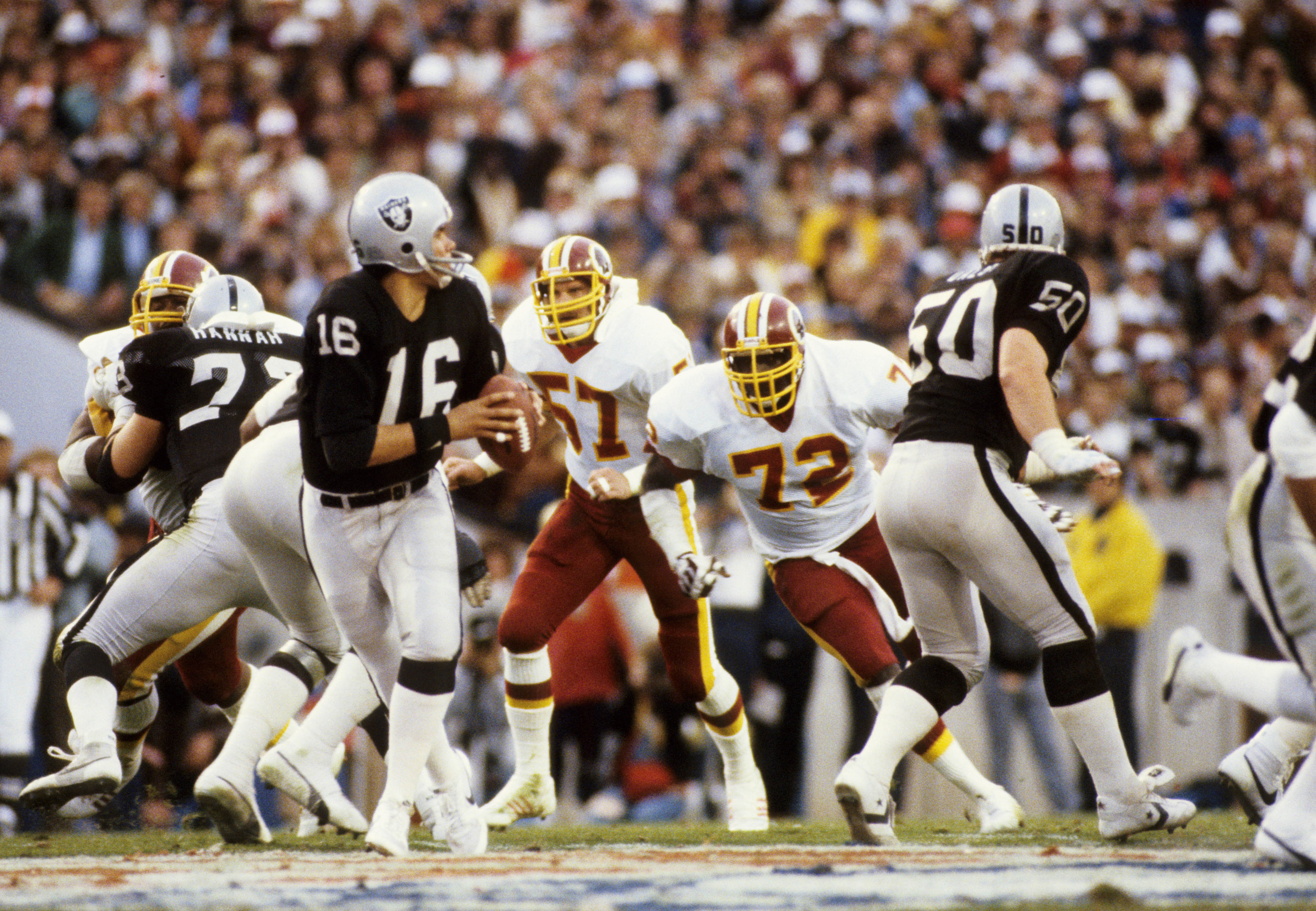 Las Vegas Raiders Jim Plunkett Super Bowl XVIII
