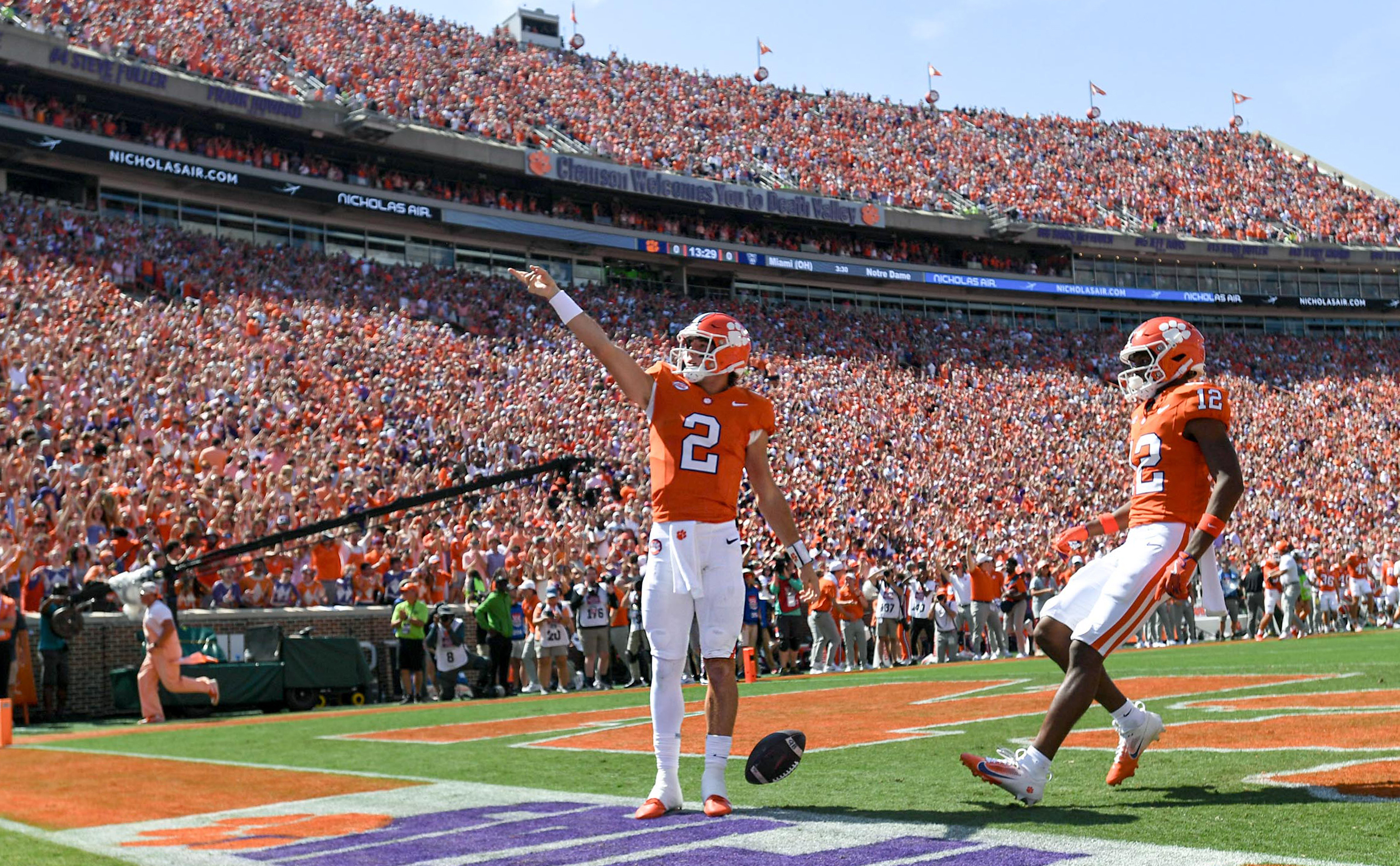Week 5 college football rankings, Clemson Tigers