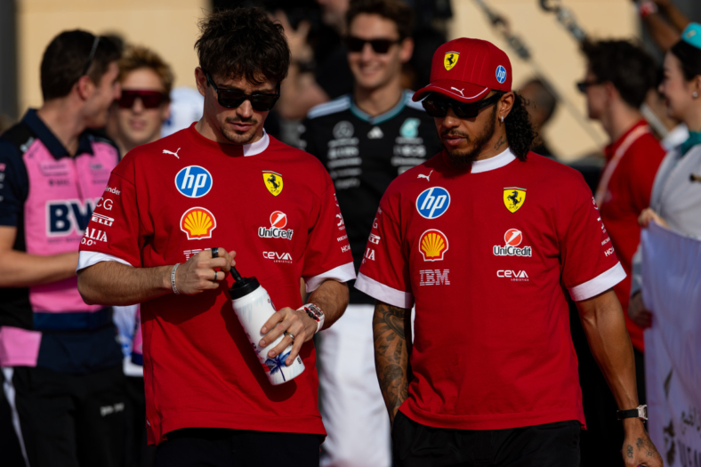 lewis hamilton ferrari charles leclerc