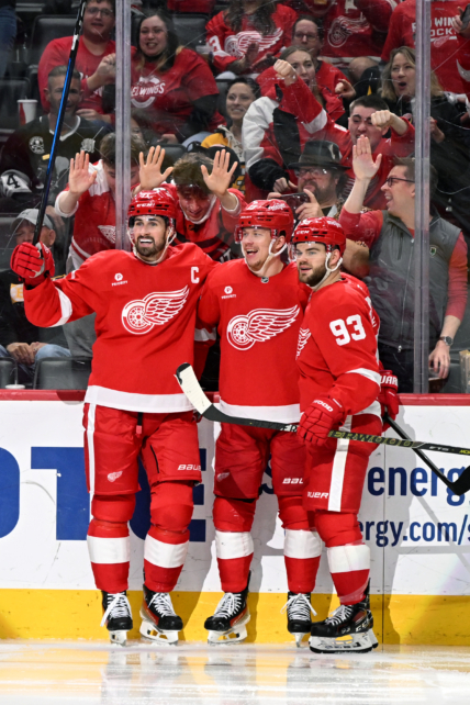 NHL: Boston Bruins at Detroit Red Wings