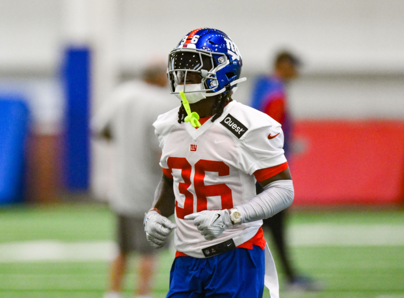 New York Giants running back Rushawn Baker