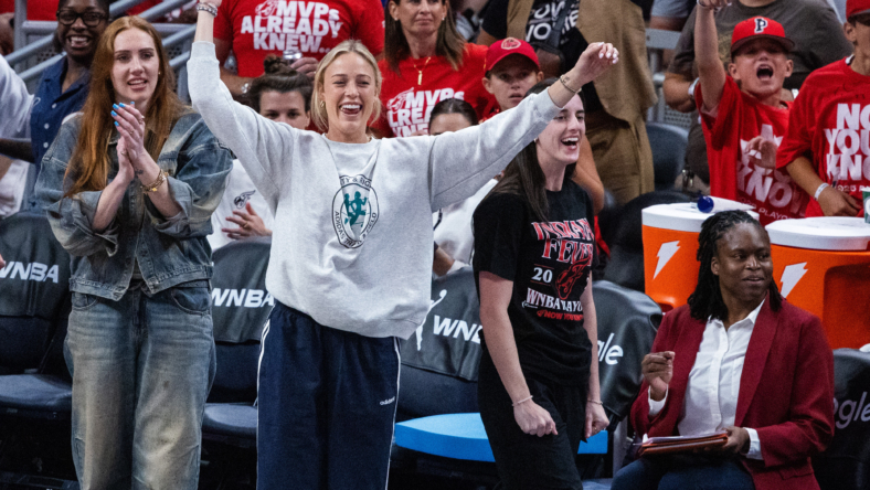 Caitlin Clark and Sophie Cunningham