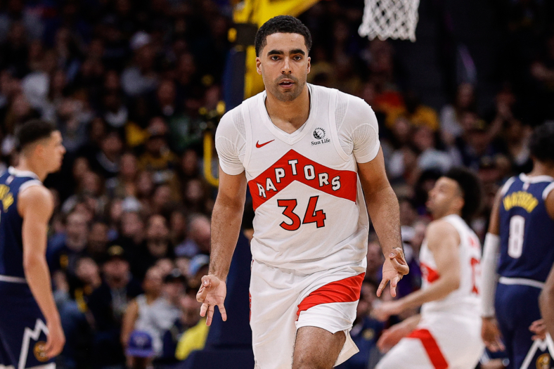 Toronto Raptors center Jontay Porter