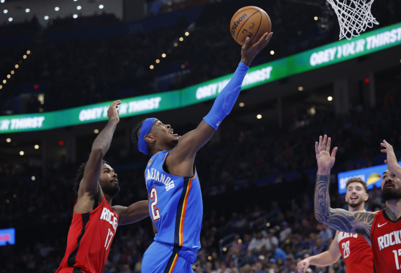 NBA: Houston Rockets at Oklahoma City Thunder