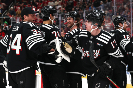 NHL: St. Louis Blues at New Jersey Devils