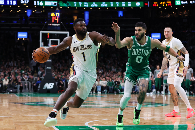 NBA: New Orleans Pelicans at Boston Celtics
