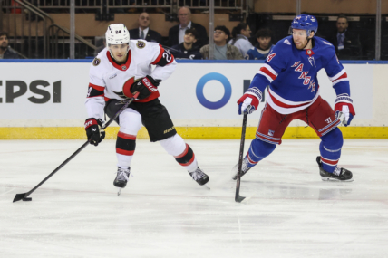 NHL: Ottawa Senators at New York Rangers