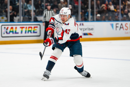 NHL: Washington Capitals at Vancouver Canucks