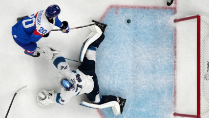 Olympics: Ice Hockey-Men Group B - SVK-FIN, juraj slafkovsky, montreal canadiens
