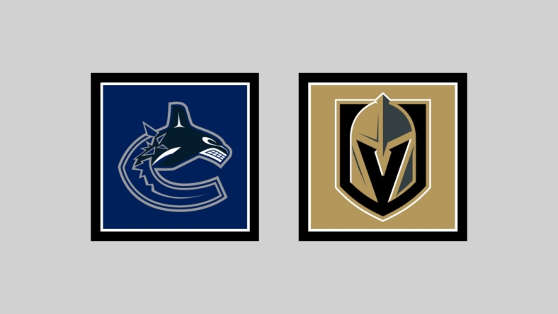 Vegas Golden Knights vs Vancouver Canucks HOME Gameday Graphic
