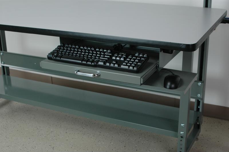 Stackbin Workbenches PullOut Keyboard & Mouse Tray