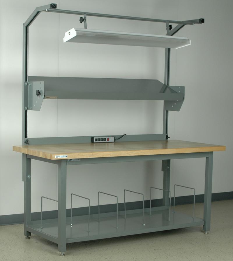 Stackbin Workbenches Tiltable 48" Fluorescent Light Fixture