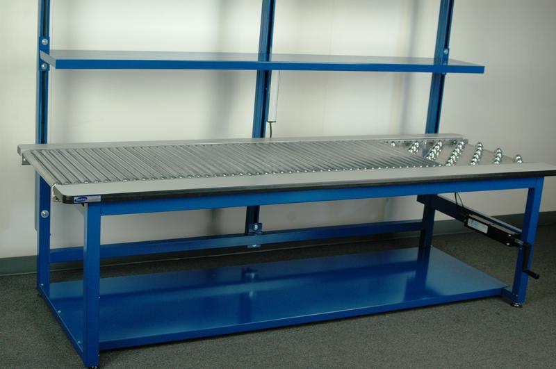 Stackbin Custom Projects Roller Conveyor Work Station