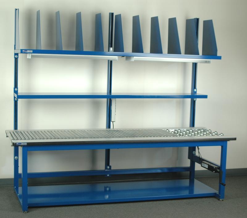 Stackbin Custom Projects Roller Conveyor Work Station