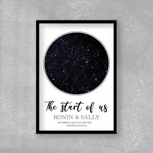 The Star of Us Custom Star Map Print