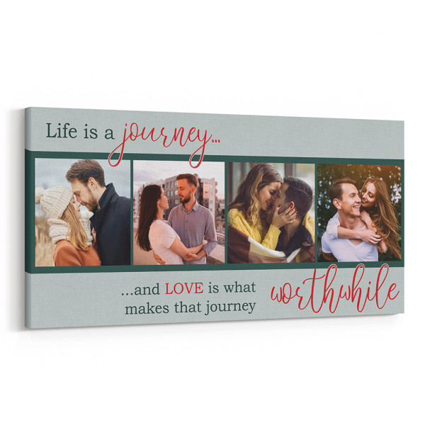 “Life is A Journey” Photo Canvas Print
