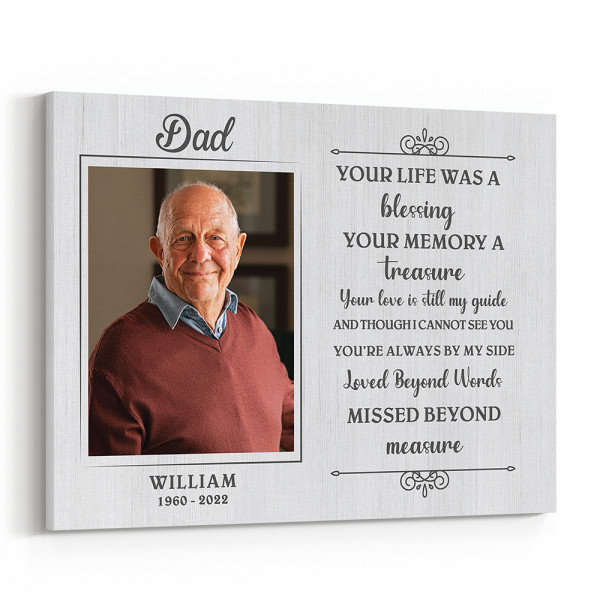 Loved Beyond Words, Missed Beyond Measure Memorial Print