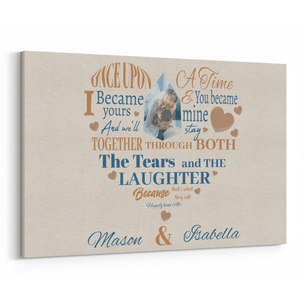 Once Upon A Time I Became Yours Photo Canvas Print