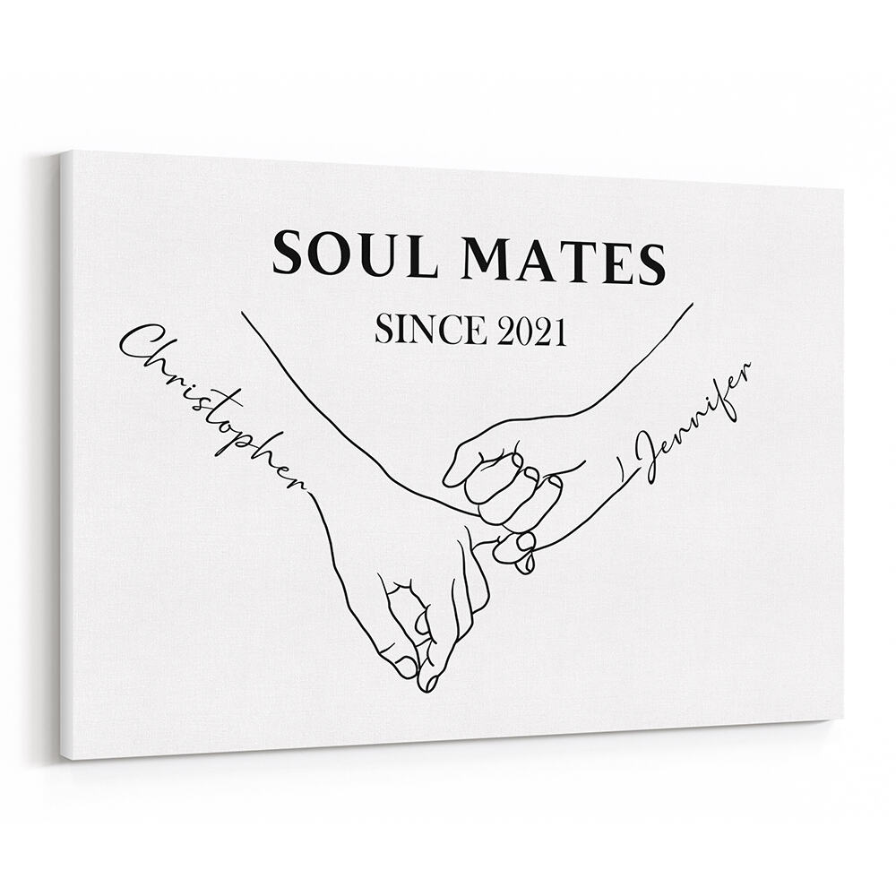 Soul Mates Custom Canvas Print