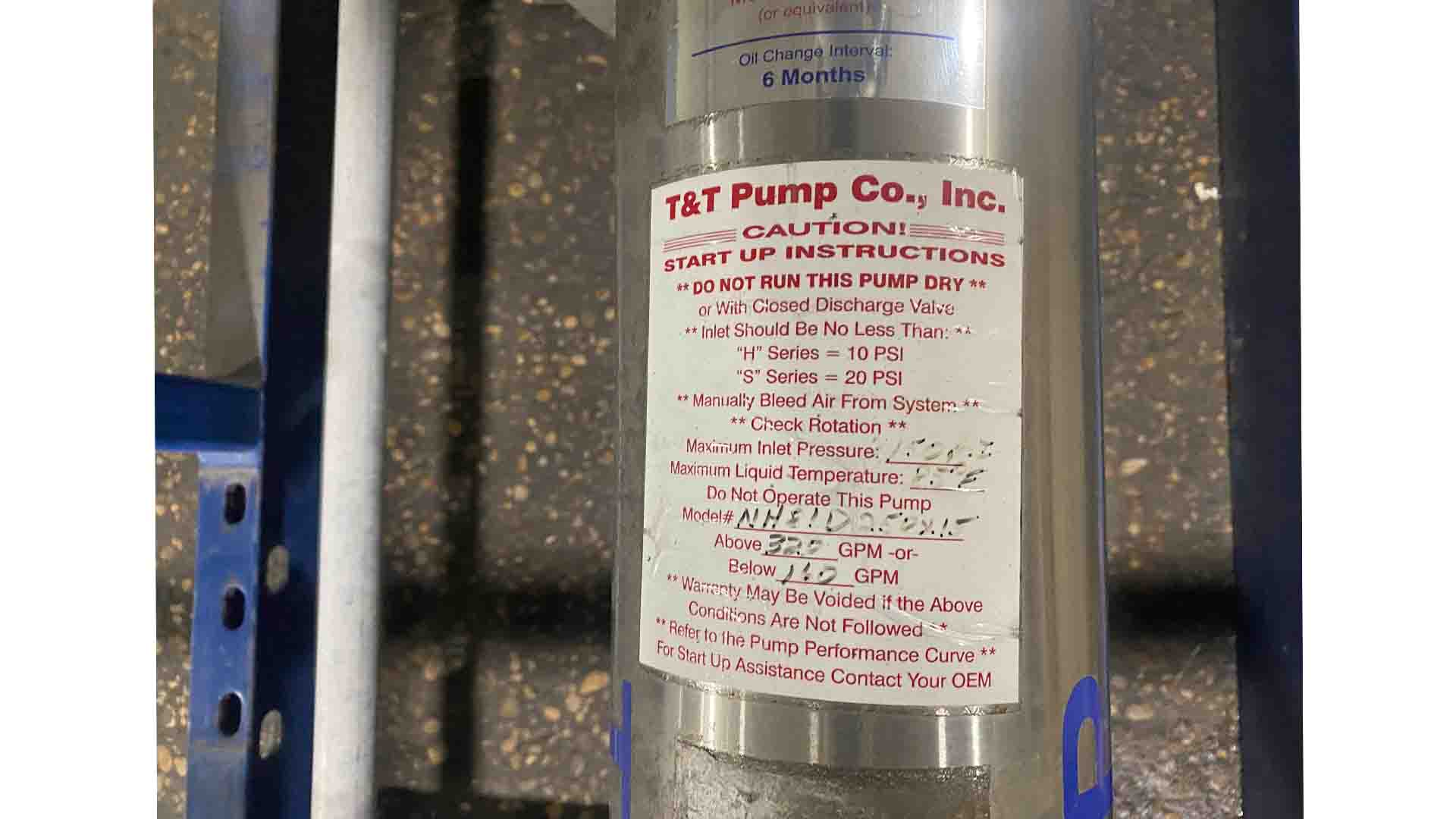 T&T PUMPS NH81D250X15