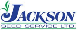 Jackson Seed Service Ltd. logo with green leaf design and blue text