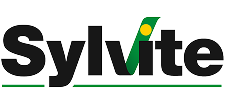 Sylvite logo featuring green text and a yellow dot