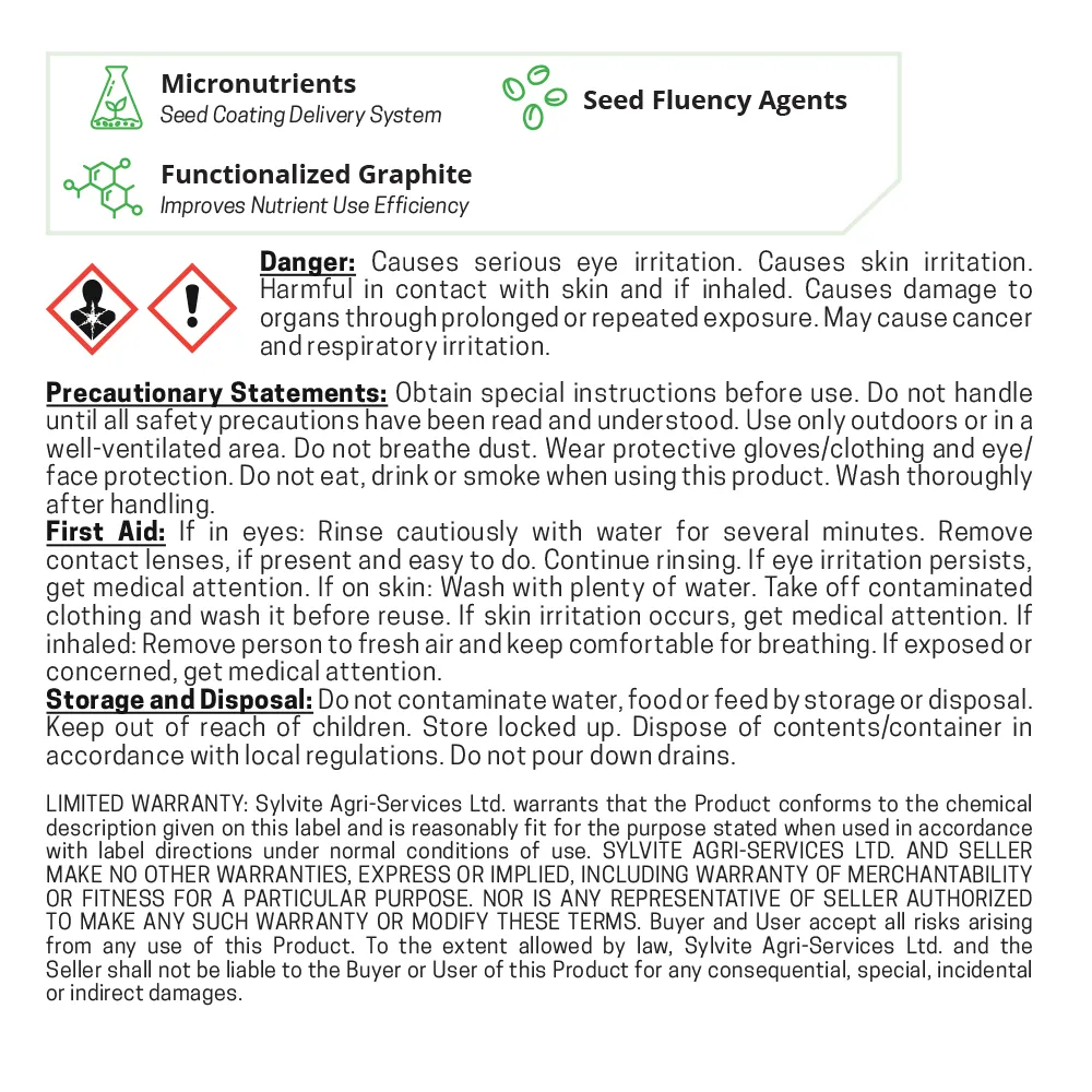 SylGro Nutraflo Label