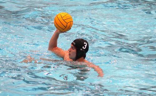 Senior co-captain Chris Ludwick, shown here in earlier action, and the Harvard men’s water polo team settled for a split of a pair of games with New York teams yesterday, moving the Crimson’s record to 5-1 on the year.