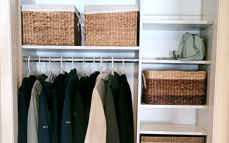 Wall-Mounted Solution with Open Shelving