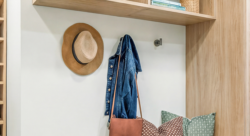 2. Hooks: Quick, Grab-and-Go Storage