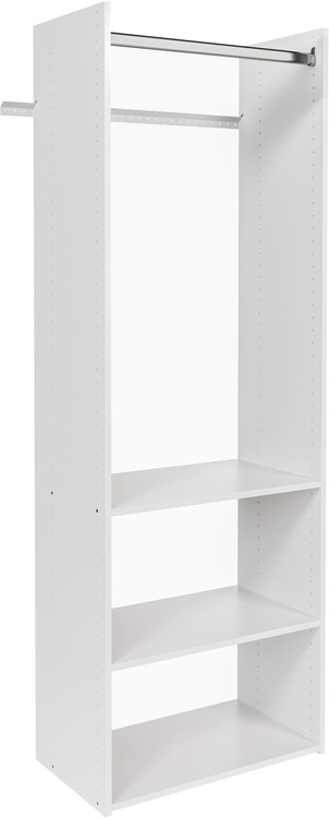 72" Hanging Tower Closet - White
