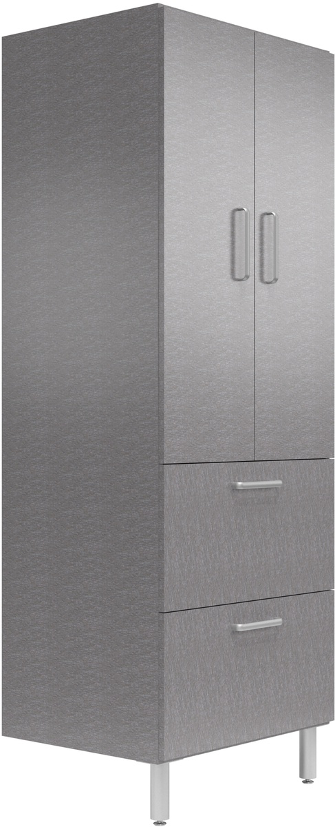 30" Wide Tall Cabinet with Doors/2 Drawers | EasyGarage