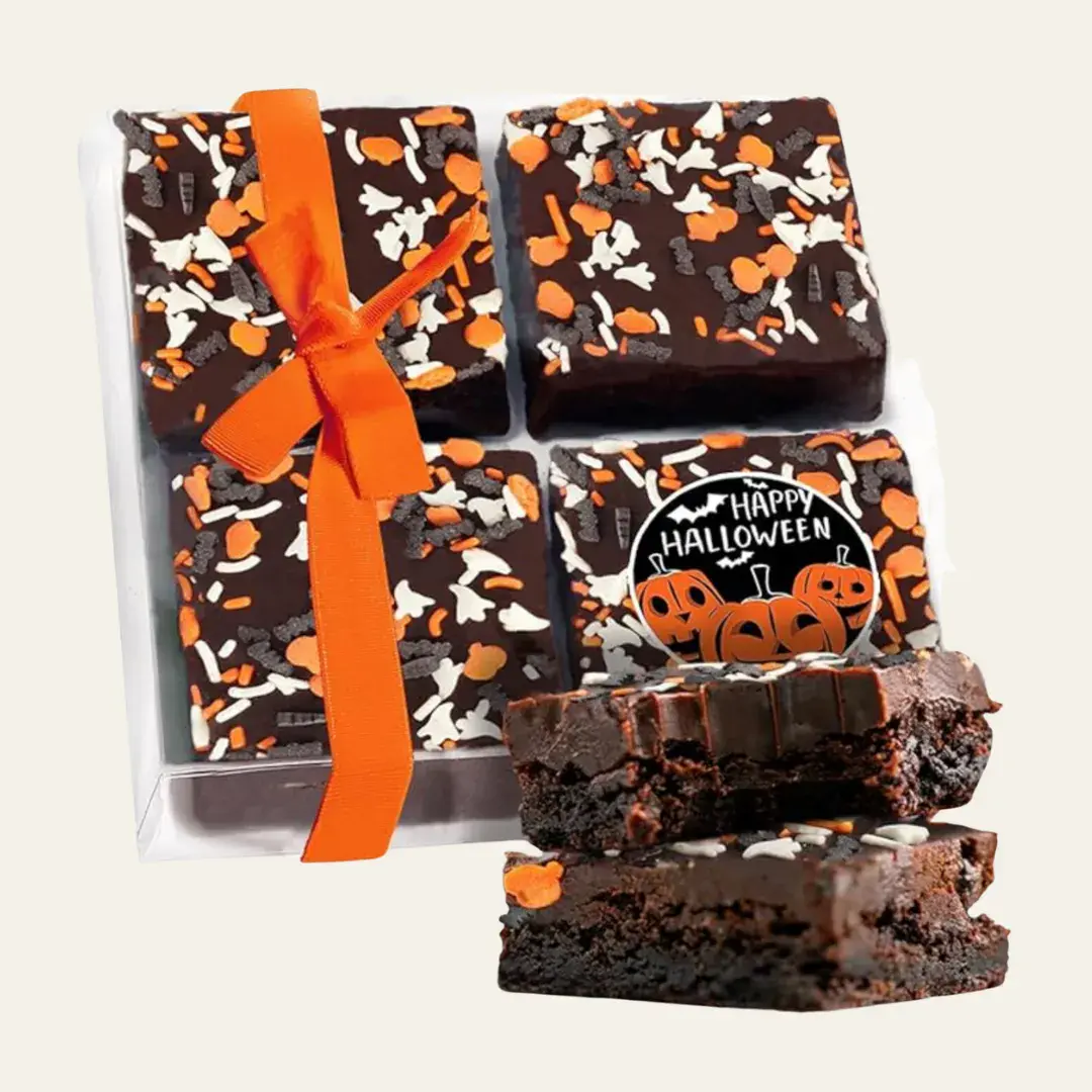 Halloween Chocolate Fudge Brownie