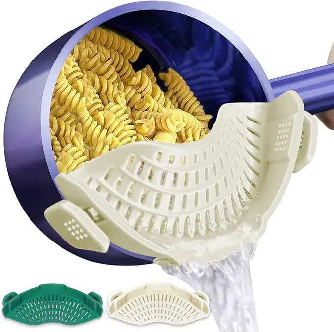 Silicone Clip on Strainer