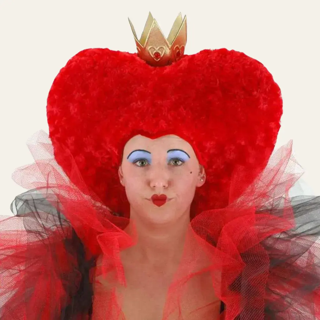 Alice in Wonderland Red Queen Heart Head Piece