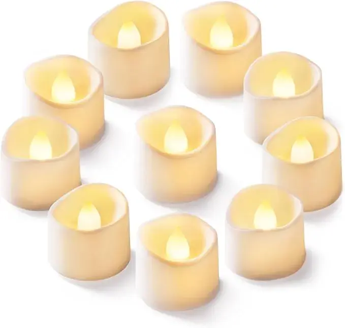 12-Pack Flameless LED Tea Lights Candles