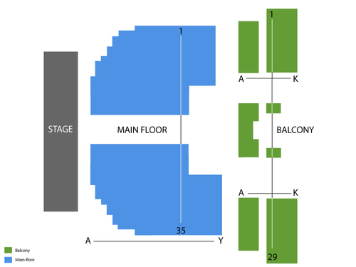 Rialto Theatre (Tucson) Seating Chart