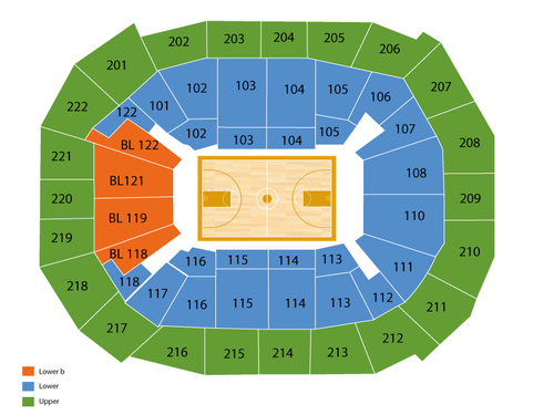 Duquesne Dukes at Saint Louis Billikens Basketball Venue Map